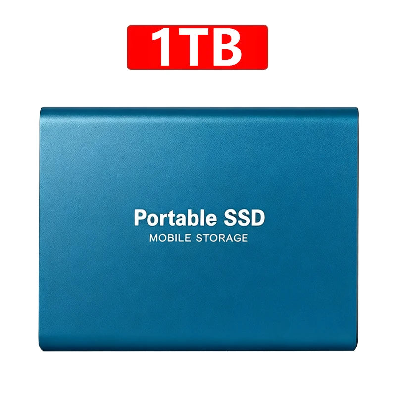New External Hard Drive 2TB Portable SSD 4TB High-Speed Hard Disk 128TB Mass Mobile Solid State Drive USB3.1 for Laptops/PC/MAC
