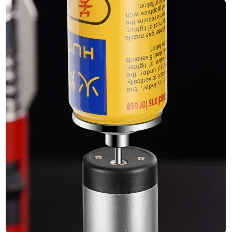 High Temperature Welding Gun Windproof Strong Red Flame Butane Gas Torch Lighter Safety Lock Fire Switch Kitchen Cigar Lighters