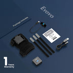 Eyoyo 2D Bluetooth Barcode Scanner Left&Right Hand Glove Wearable Scanner Patable 1D QR Finger Bar Code Reader Wireless Device