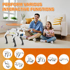 Intelligent AI RC Robot Dog Voice Dialogue APP Remote Control Programming Singing Dancing Machine Dog Kids Toys