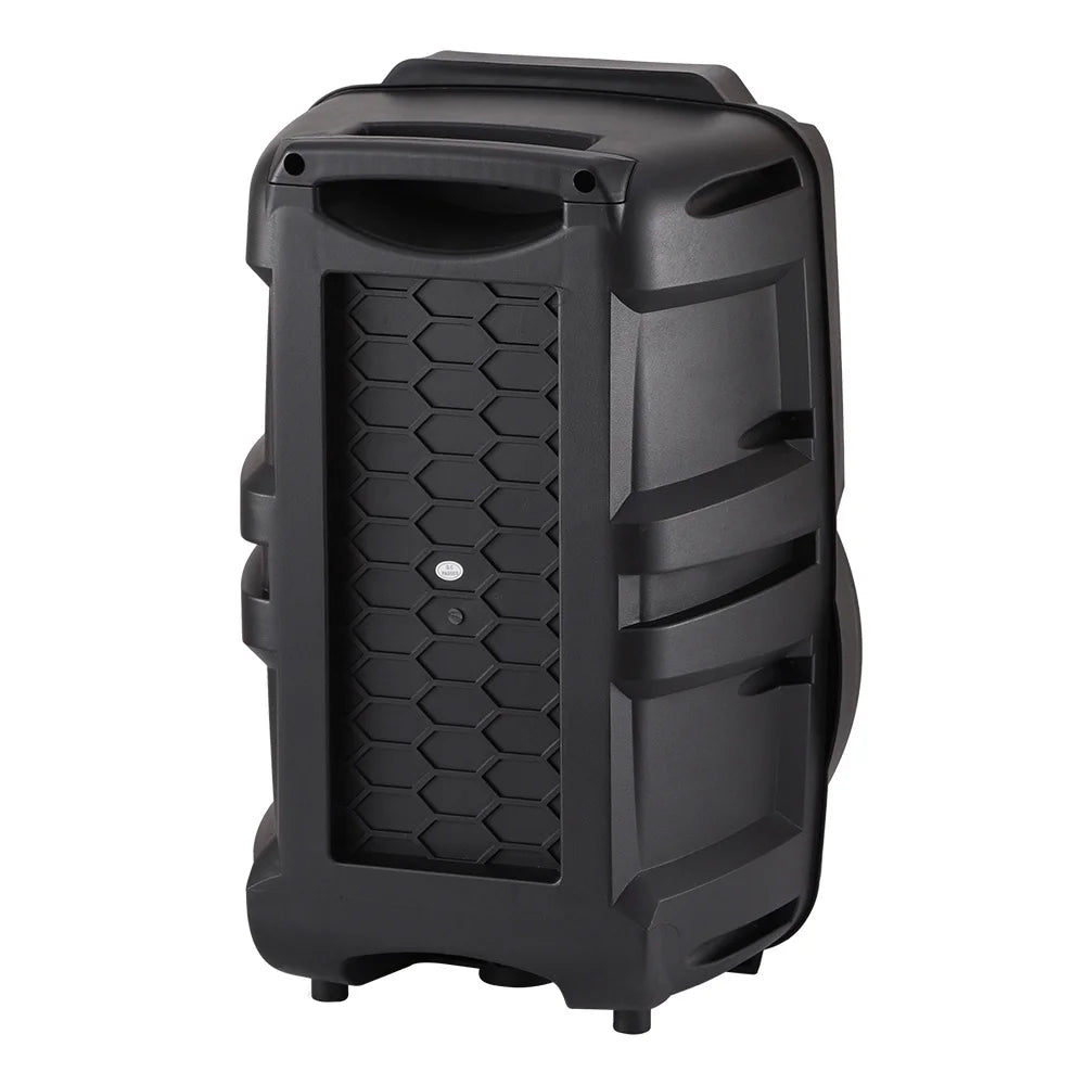 Loud Portable Bluetooth Party Speaker 12" Sub woofer Sound System karaoke Dj Rechargeable Speaker RGB Right with Mic