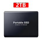 New External Hard Drive 2TB Portable SSD 4TB High-Speed Hard Disk 128TB Mass Mobile Solid State Drive USB3.1 for Laptops/PC/MAC