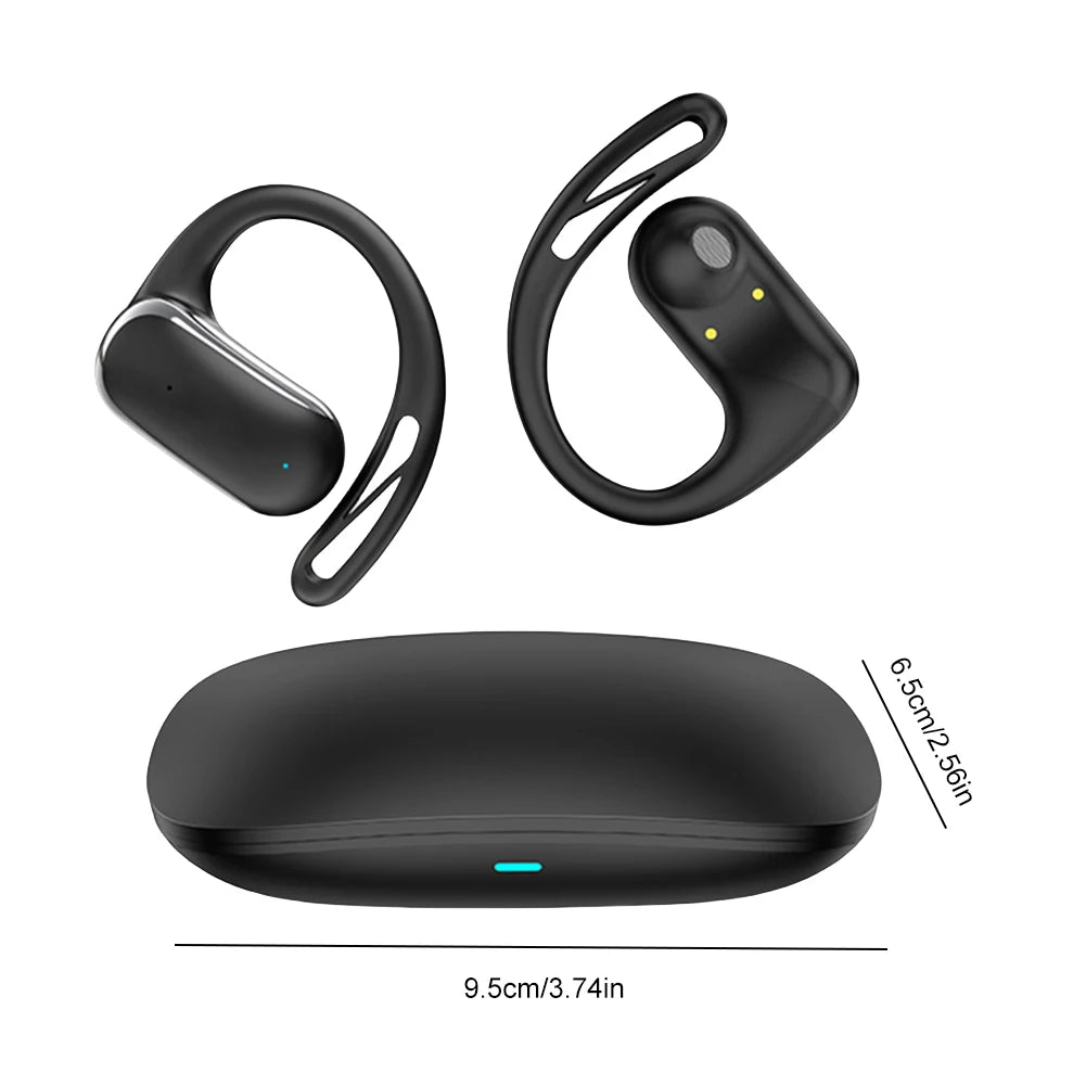 150 Languages Translator Earbuds Bluetooth-Compatible 5.4 Language Translation Earbuds Earhooks Headset Fit for Android and iOS