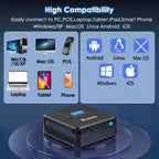 Eyoyo 2D Bluetooth Barcode Scanner Left&Right Hand Glove Wearable Scanner Patable 1D QR Finger Bar Code Reader Wireless Device