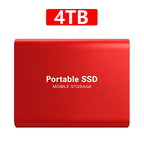 New External Hard Drive 2TB Portable SSD 4TB High-Speed Hard Disk 128TB Mass Mobile Solid State Drive USB3.1 for Laptops/PC/MAC