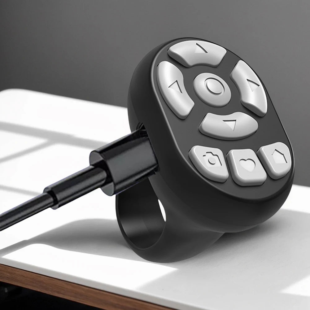 Wireless Bluetooth Remote Control for Mobile Phones Selfie Video Shutter E-Book Page Turner Multifunction Controller