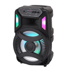 Loud Portable Bluetooth Party Speaker 12" Sub woofer Sound System karaoke Dj Rechargeable Speaker RGB Right with Mic