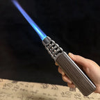 1800°High Temperature Spray Gun Butane Gas Lighter Metal Outdoor Windproof Blue Powerful Flame Torch Jet Lighter Welding Tool