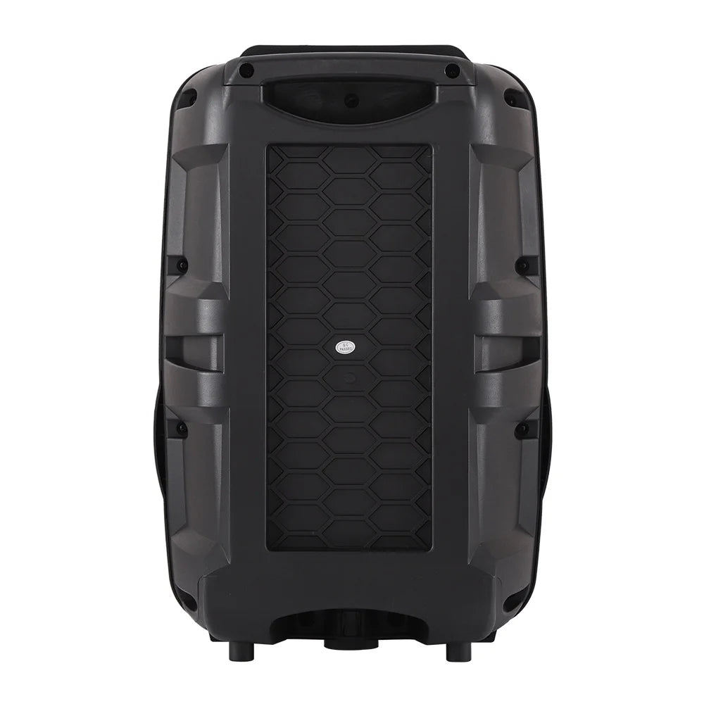 Loud Portable Bluetooth Party Speaker 12" Sub woofer Sound System karaoke Dj Rechargeable Speaker RGB Right with Mic