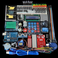 Starter Kit for Arduino Uno R3 - Uno R3 Breadboard and holder Step Motor / Servo /1602 LCD / jumper Wire/ UNO R3