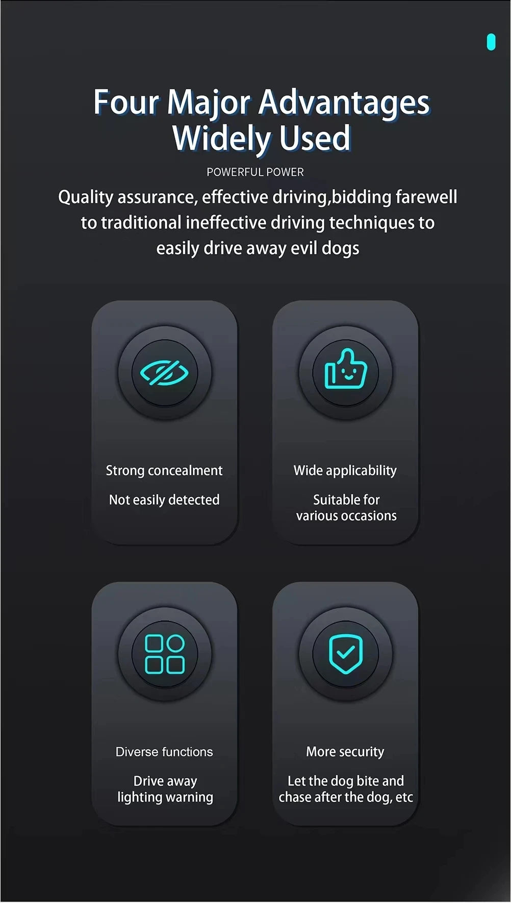 Dog Repeller Portable Ultrasonic Deterrent Handheld Anti-barking 3in1 Dog Training Device Repel Animals Pets Dog Trainer