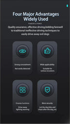 Dog Repeller Portable Ultrasonic Deterrent Handheld Anti-barking 3in1 Dog Training Device Repel Animals Pets Dog Trainer