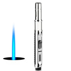1800°High Temperature Spray Gun Butane Gas Lighter Metal Outdoor Windproof Blue Powerful Flame Torch Jet Lighter Welding Tool