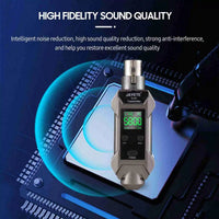 Microphone Wired to Wireless Converter Intelligent Noise Reduction Mic Signal Receiver Transmitter