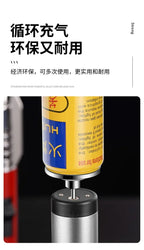High Temperature Welding Gun Windproof Strong Red Flame Butane Gas Torch Lighter Safety Lock Fire Switch Kitchen Cigar Lighters