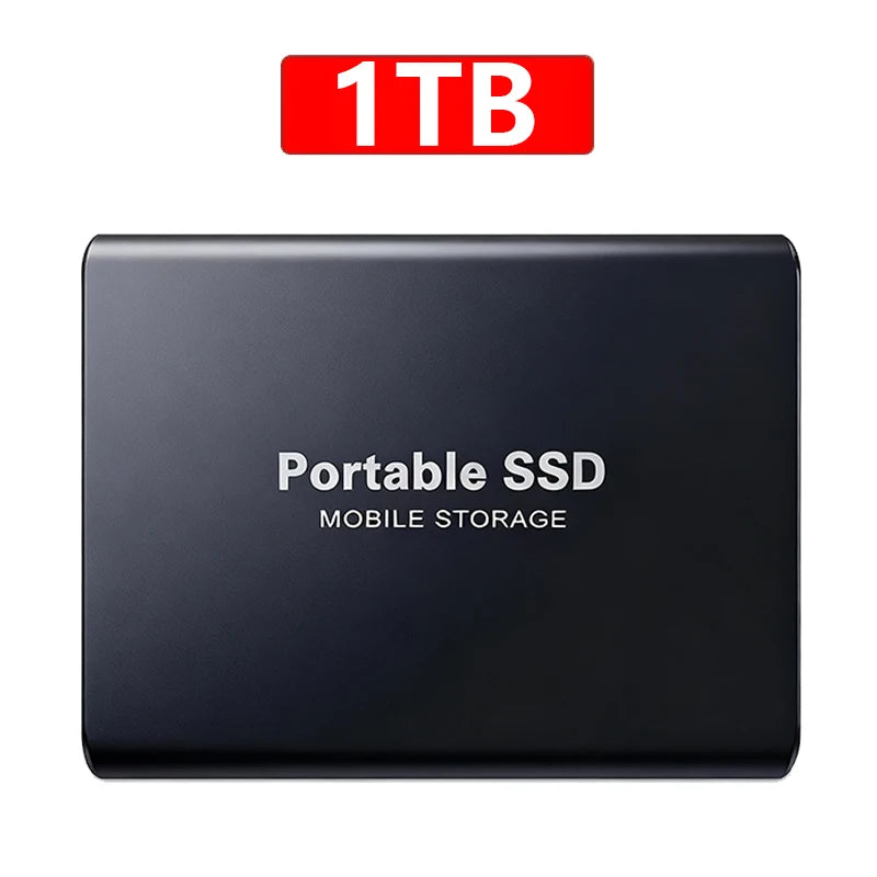 New External Hard Drive 2TB Portable SSD 4TB High-Speed Hard Disk 128TB Mass Mobile Solid State Drive USB3.1 for Laptops/PC/MAC